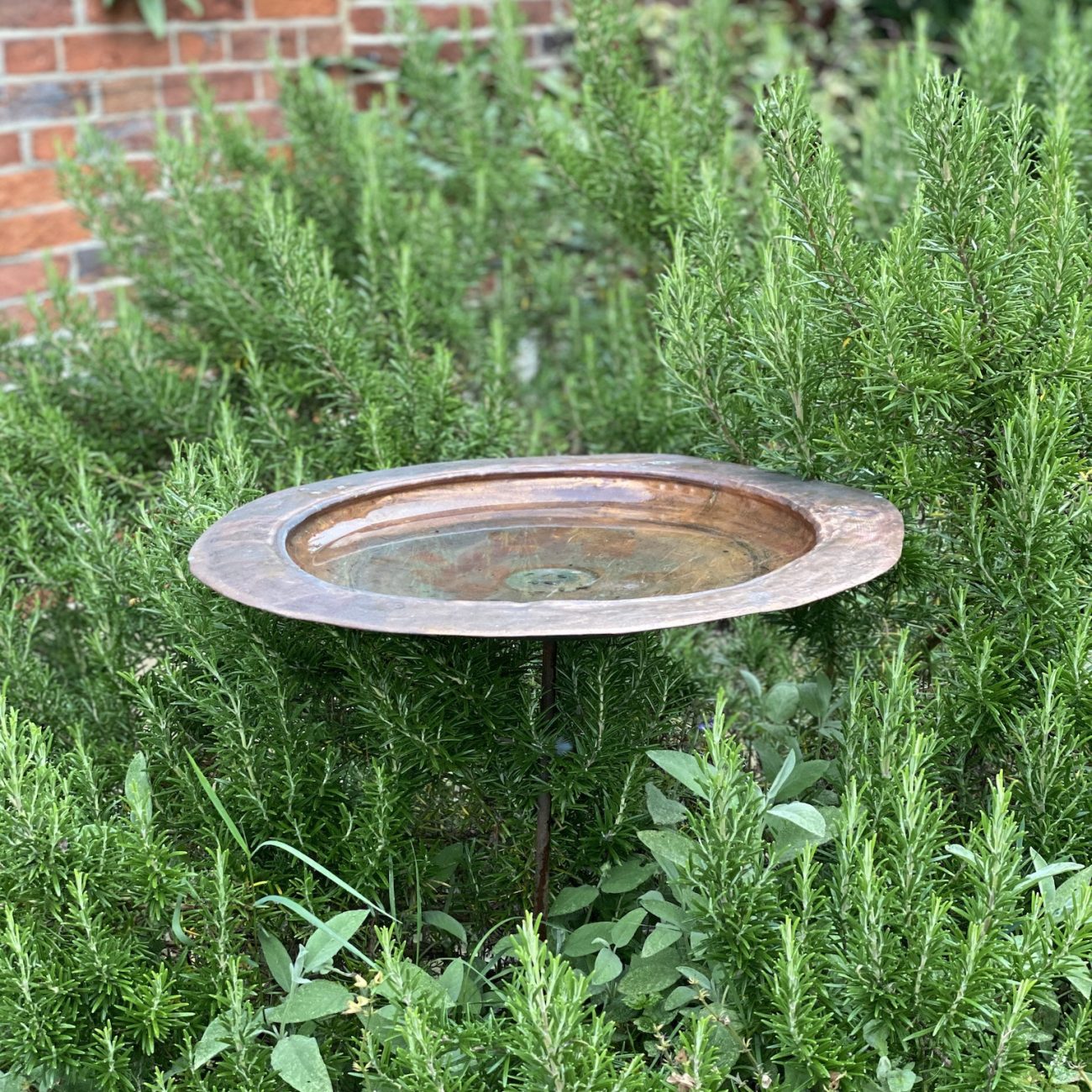 Contemporary Copper Metal Bird Baths for Sale Verdigris UK