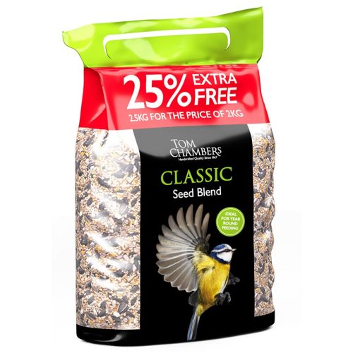 classic-seed-blend tom chambers 2kg + 25% extra free