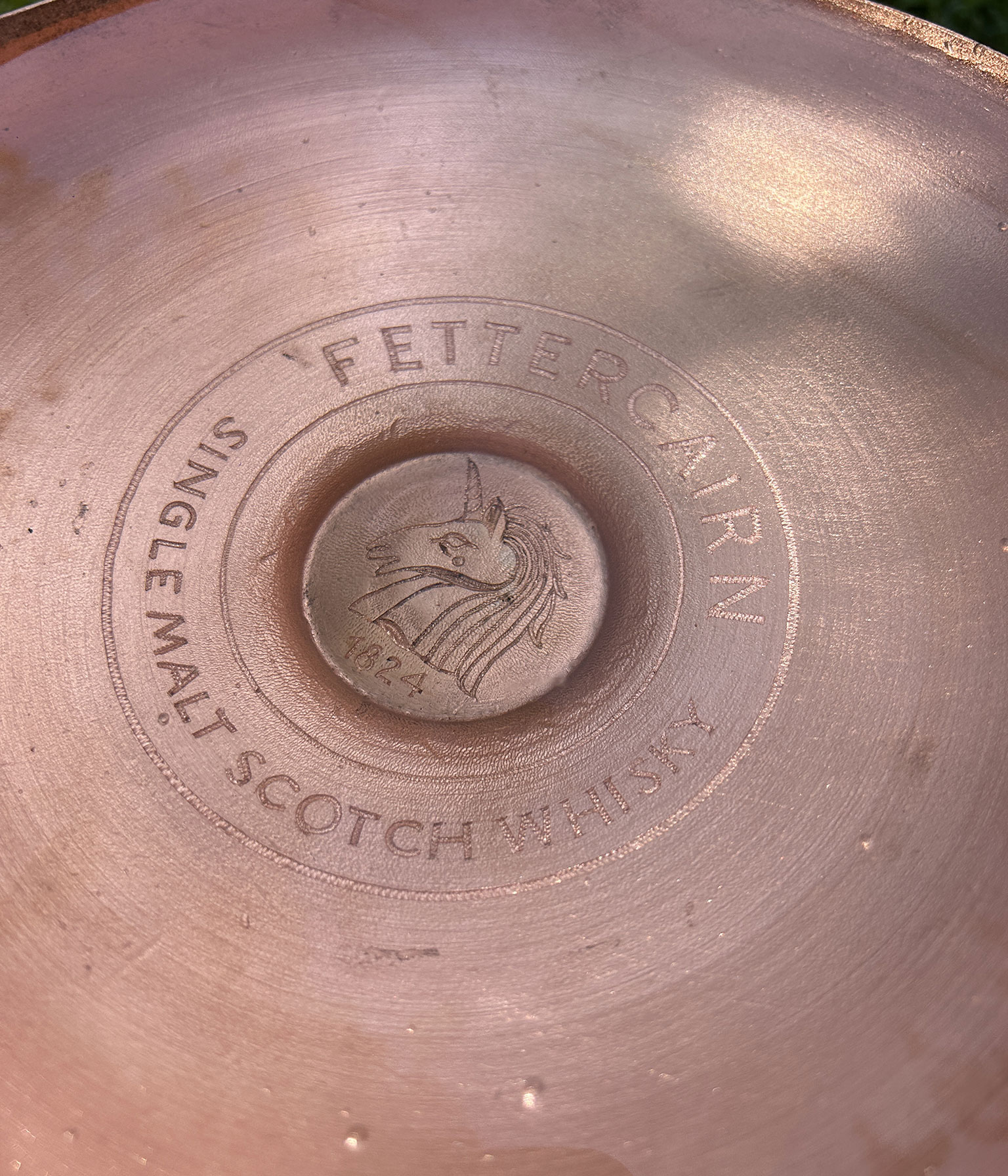 Fettercairn engraving closeup Fettercairn engraving closeup